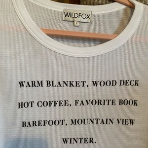 Wildfox Long Sleeve Shirt